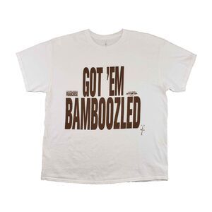 Cactus Jack Got Em Bamboozled‎ Graphic T-Shirt Mens One Size White Travis Scott